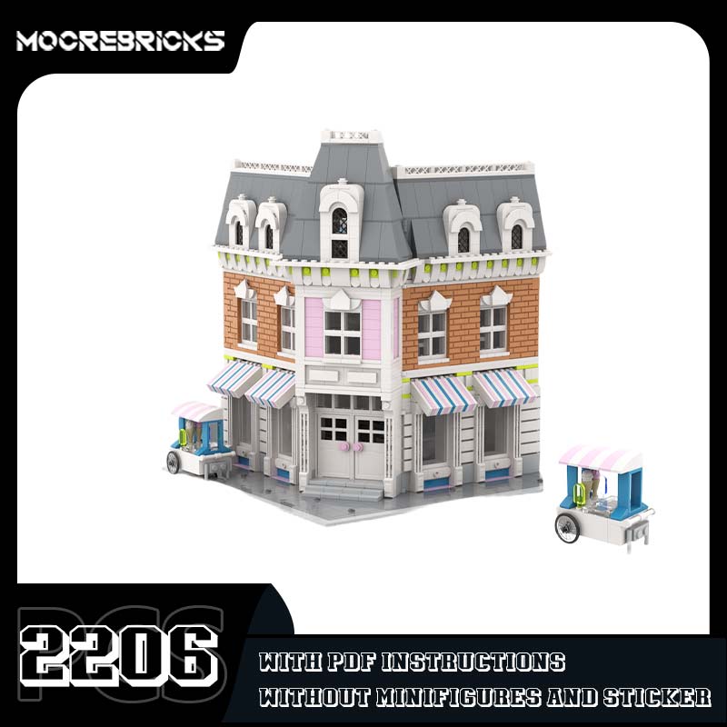Kids Toys In Store - MOC Sokak Görünümü Dondurma Salonu Yapı