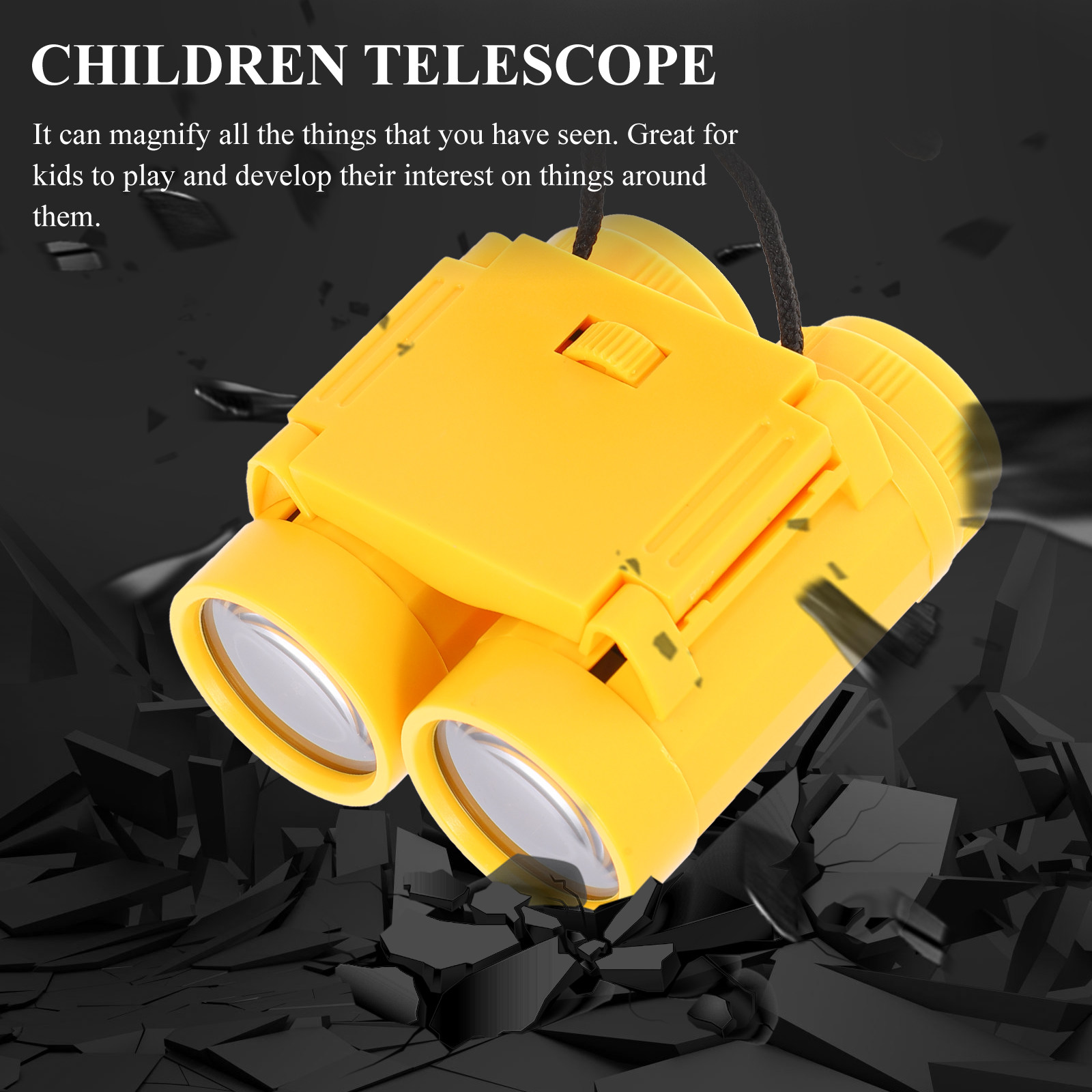 Kids Toys Yellow - Sarı Çocuk Dürbünü Ayarlanabilir Mesafe Yaratıcı