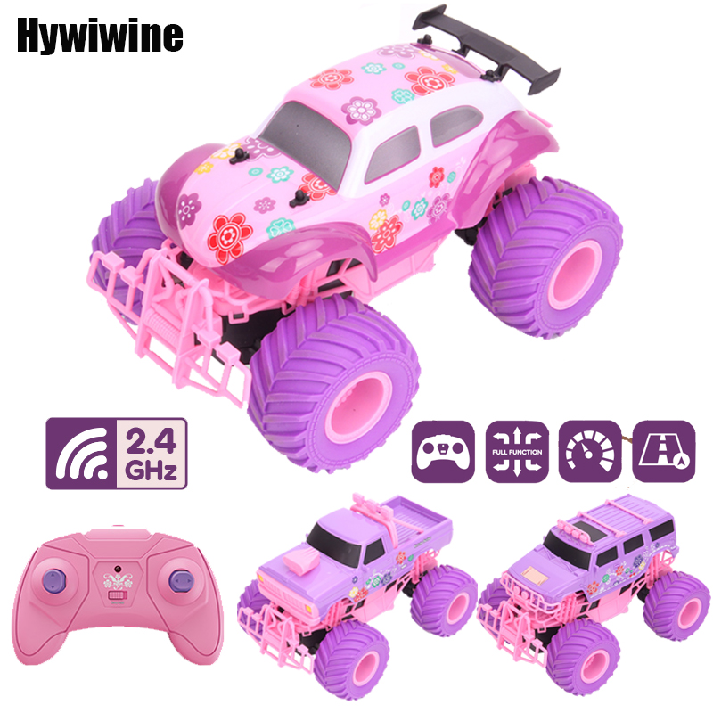 Kids Toys Cycle - Pembe RC Araba Elektrikli Sürücü Off-Road
