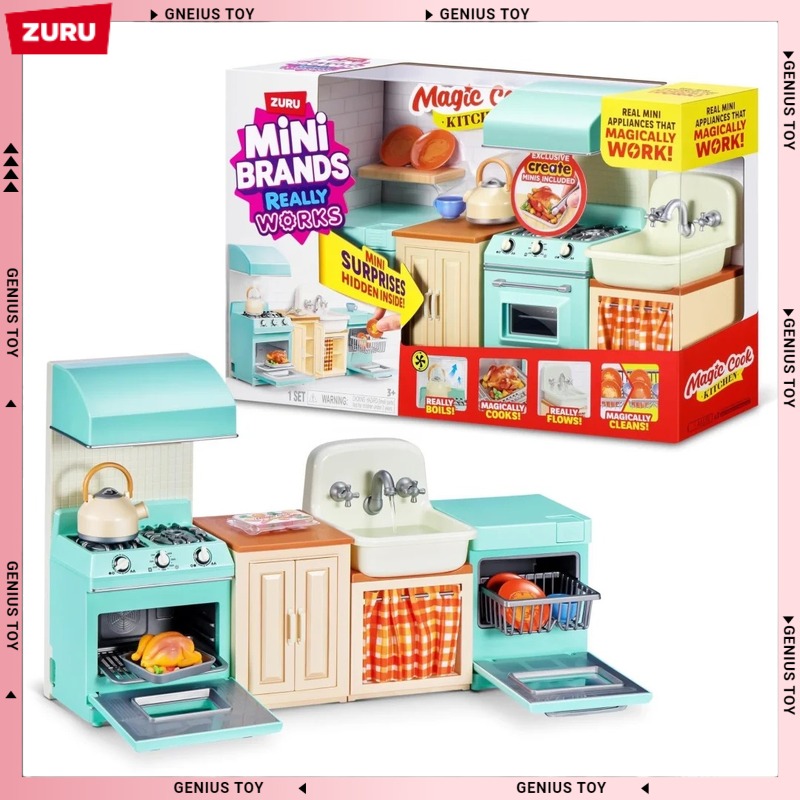 Kids Toys Kitchen - Zuru Mini Markalar Sihirli Aşçı Mutfak
