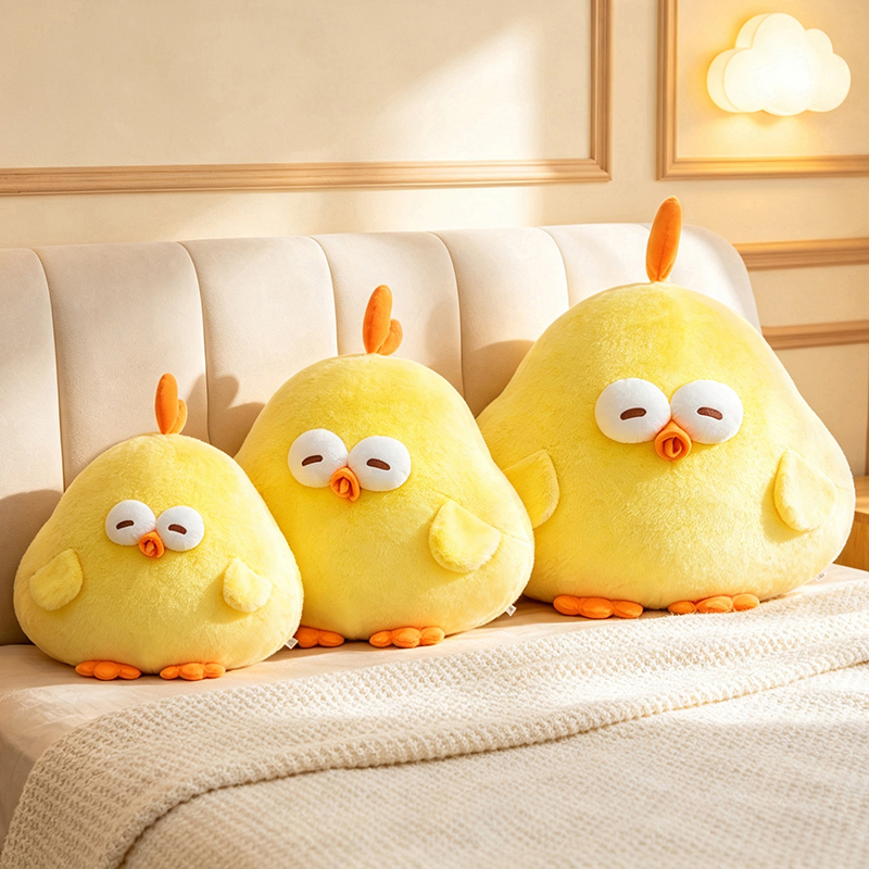 Kids Toys Yellow - Yeni Sevimli Dundun Tavuk Peluş Oyuncak