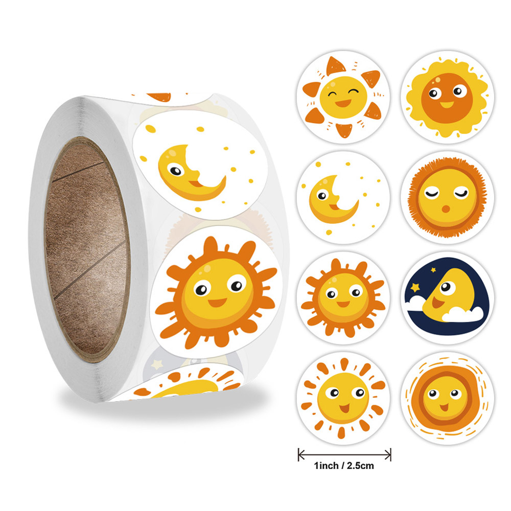 Kids Toys Yellow - 50-500 adet gülümseme yüz Sticker çocuklar