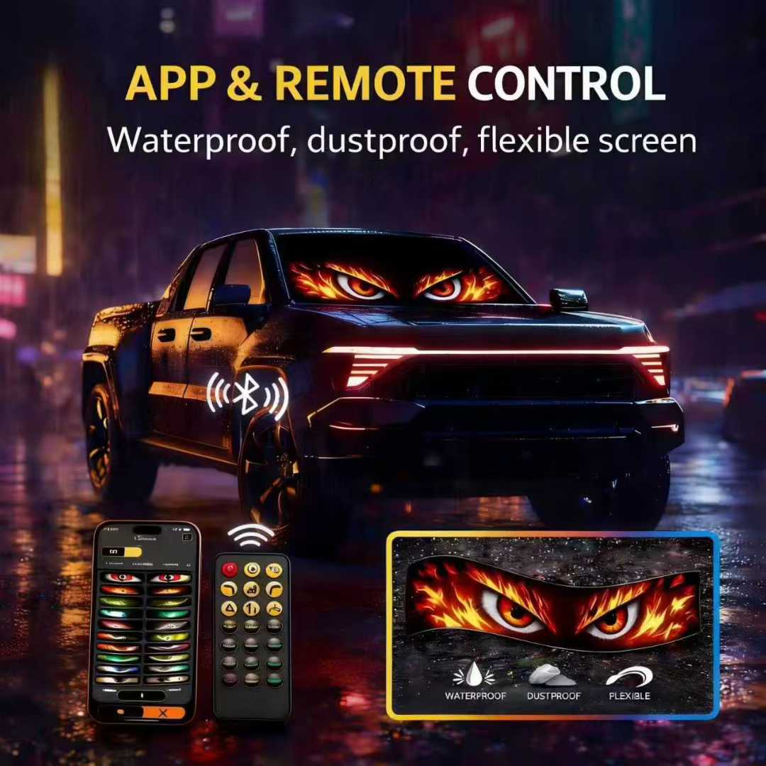 2 adet/takım LED Esnek Ekran R - Remote Control Car incelemesi ve fiyatı