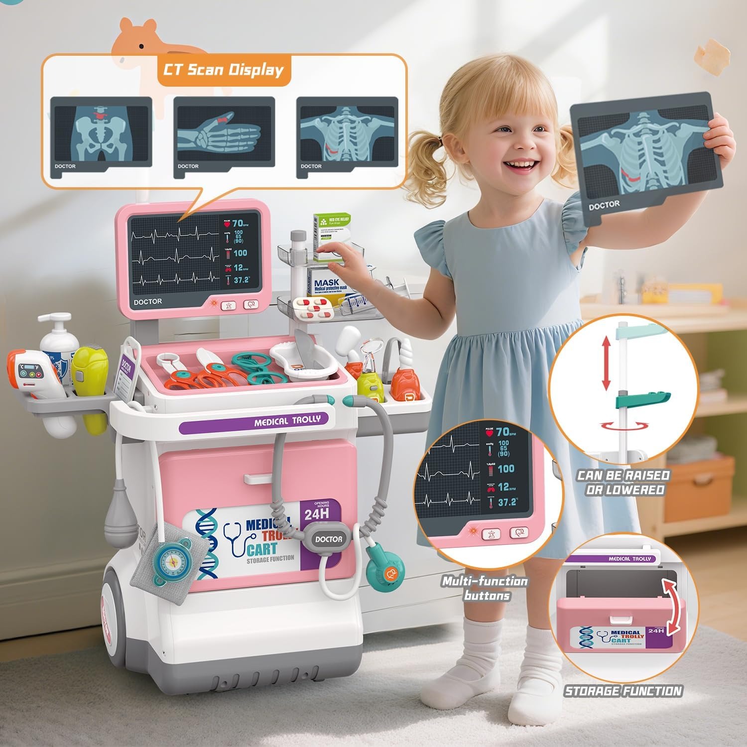 Deluxe Çocuk Doktor Oyun Seti, - Kids Toys Doctor Set incelemesi ve fiyatı