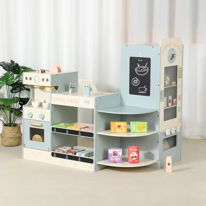 Çocuklar İçin Ahşap Market Oyu - Kids Toys In Store incelemesi ve fiyatı